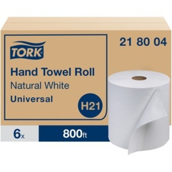 Tork Towel, Roll, 800, Natural We TRK218004